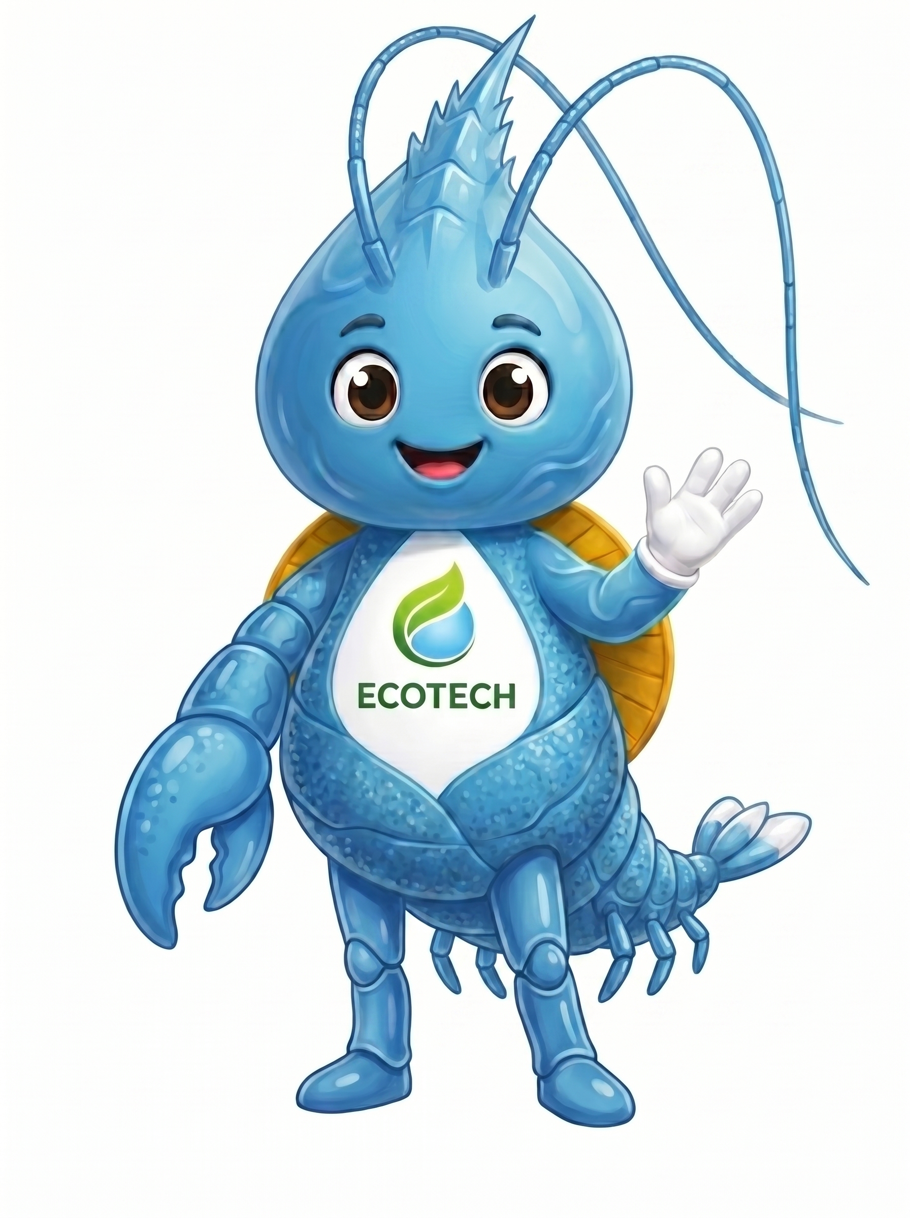 Tôm Xanh — linh vật dòng Thuỷ Sản của EasyFarm